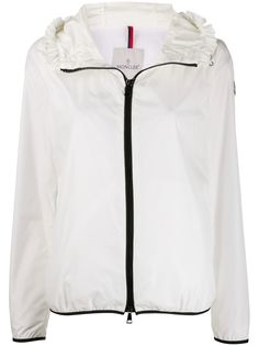 Moncler куртка с оборками и капюшоном