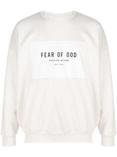 Fear Of God толстовка с круглым вырезом и логотипом