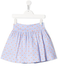 Simonetta polka dot print skirt