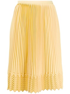 Marco De Vincenzo zig-zag hem skirt