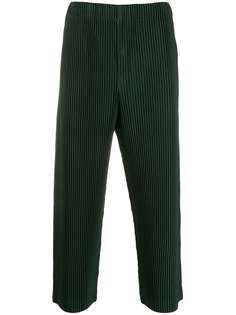 Homme Plissé Issey Miyake укороченные плиссированные брюки
