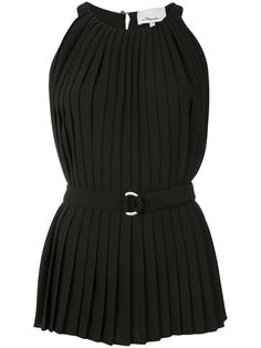 3.1 Phillip Lim knife pleat belted tank top