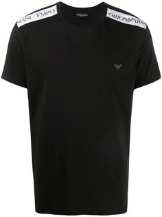Emporio Armani футболка с круглым вырезом и логотипом