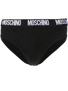 Moschino трусы-брифы с логотипом