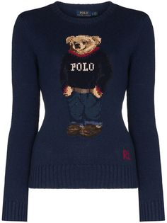 Polo Ralph Lauren джемпер Polo Bear вязки интарсия