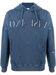 Stone Island худи с вышитым логотипом