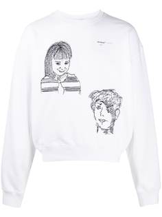 Off-White толстовка Little Girl Over