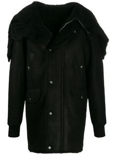Rick Owens пальто с драпировкой
