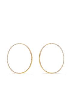 Delfina Delettrez золотые серьги-кольца Big Earclipse с бриллиантами