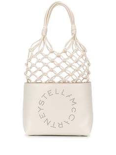 Stella McCartney плетеная сумка с логотипом