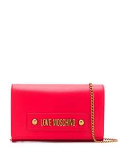 Love Moschino сумка на плечо с металлическим логотипом