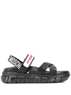 Love Moschino сандалии на массивной подошве