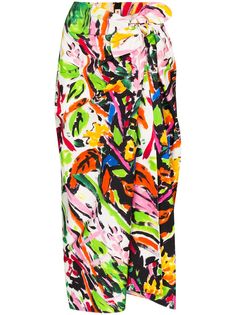 Marni Floral print tie-waist dress