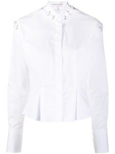 Ermanno Scervino декорированный топ с длинными рукавами