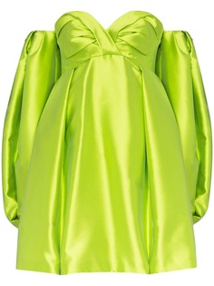 Carolina Herrera off-the-shoulder balloon sleeve dress