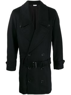 Comme Des Garçons Homme Plus двубортное пальто с поясом
