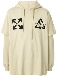 Off-White многослойное худи