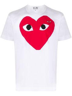 Comme Des Garçons Play футболка с короткими рукавами и принтом