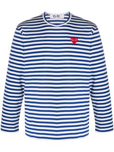 Comme Des Garçons Play полосатый топ с длинными рукавами