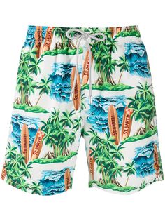 Mc2 Saint Barth плавки-шорты Hawaiian Dream
