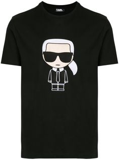 Karl Lagerfeld футболка с вышивкой Karl