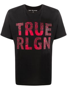 True Religion snakeskin logo T-shirt