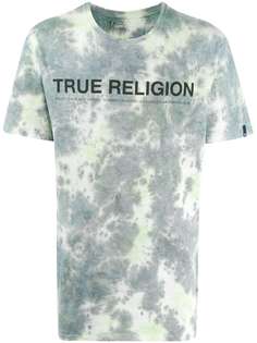 True Religion logo-print tie-dye T-shirt