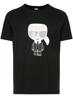 Karl Lagerfeld футболка с принтом Karl
