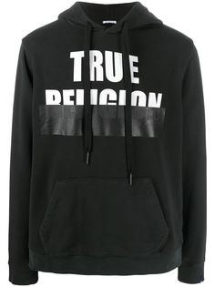 True Religion logo-print hoodie