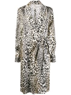 Ermanno Scervino leopard print wrap dress