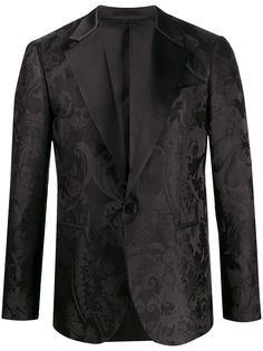 Versace жаккардовый пиджак