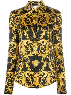 Versace рубашка Virtus Medusa с принтом Baroque