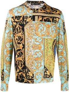 Versace толстовка с принтом Barocco