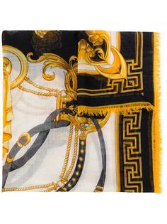 Versace шарф с принтом Barocco