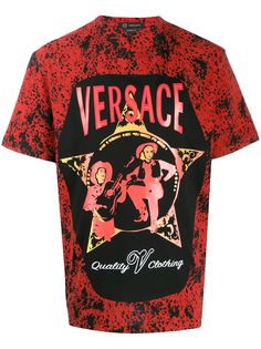 Versace футболка с принтом Western