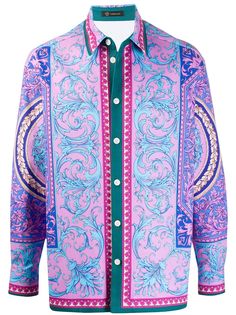 Versace рубашка с принтом Le Pop Classique