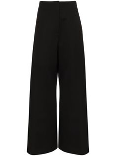 Jil Sander расклешенные брюки с лампасами