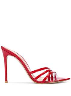 Gianvito Rossi босоножки с перекрестными ремешками