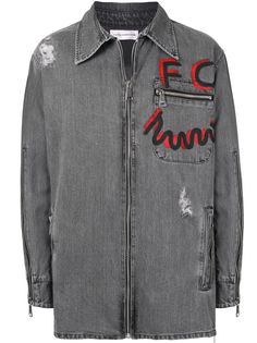 Faith Connexion distressed denim shirt