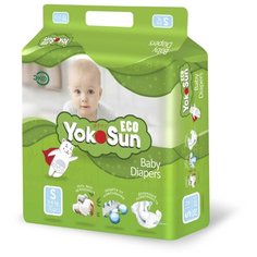 Yokosun подгузники Eco S 3-6 кг