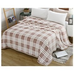 Плед Tango Lindo 150x200 см, бежевый/коричневый