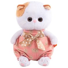 Мягкая игрушка Basik&Co Кошка Ли-Ли baby в песочнике с бантом 20 см