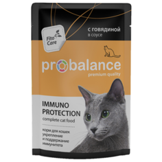 Корм для кошек ProBalance 25 шт. Immuno с Говядиной в соусе 0.085 кг