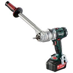 Ударная аккумуляторная дрель-шуруповерт Metabo BS 18 LTX-X3 Quick 5.2Ah x2 Case 110 Н·м зеленый/черный