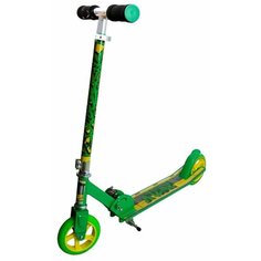 Городской самокат ATEMI AFS16-1452 зеленый зеленый/желтый