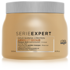 LOreal Professionnel Absolut Repair Маска с золотой текстурой для восстановления поврежденных волос, 500 мл