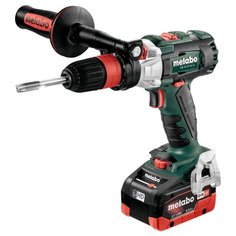 Ударная аккумуляторная дрель-шуруповерт Metabo SB 18 LTX BL Q I 5.5Ah x2 LiHD Case 120 Н·м зеленый/черный