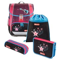 Step By Step Ранец Light2 Popstar 4 предмета (138507), розовый/черный