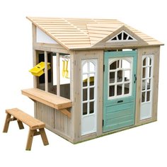 Домик KidKraft Загородный дом 00200_KE белый/бежевый/голубой