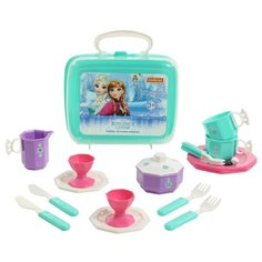 Набор посуды Coloma Y Pastor "Холодное сердце" - "Готовим вместе" 71040 голубой/розовый/белый/фиолетовый